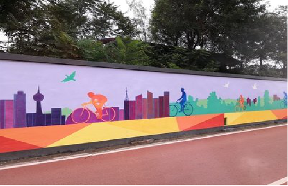 仙桃墙体彩绘-围墙