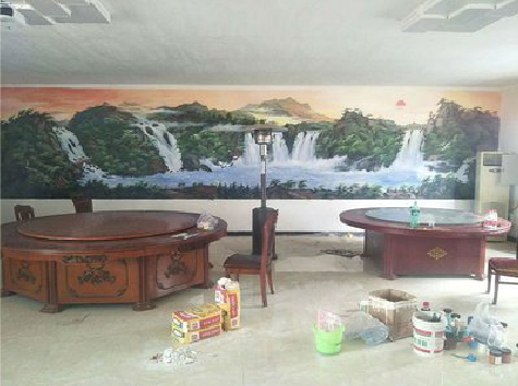 仙桃墙绘-写实风景