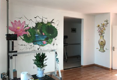 仙桃墙体彩绘相比墙纸的优势。