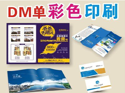 仙桃单页印刷,色彩搭配简单。